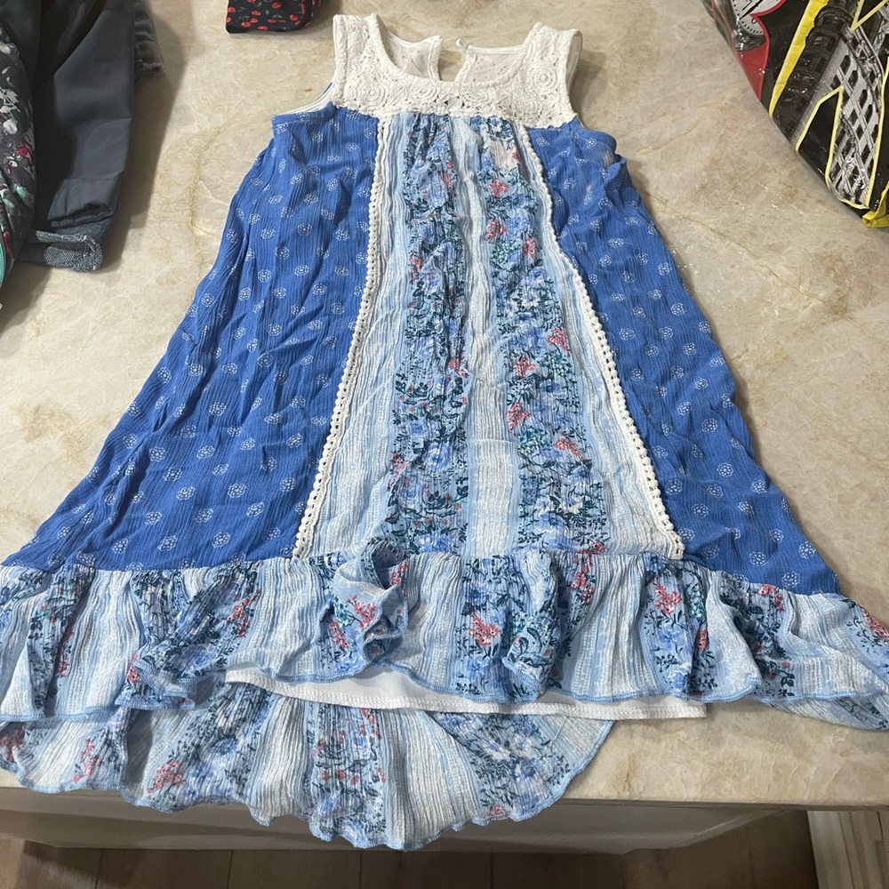Crochet Patched Dress